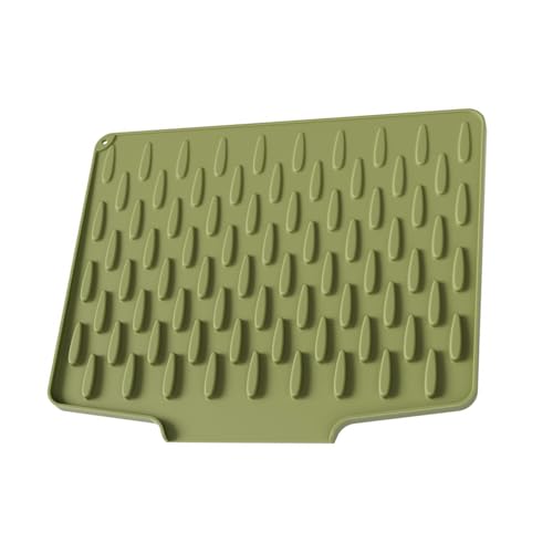 Flexible, schnell trocknende und auslaufsichere Silikon-Arbeitsplattenschoner, Geschirrablage, hitzebeständige Trockenunterlage für Küche, Kühlschrank, Spüle, Verwendung aus Silikon Flexible, schnell trocknende und auslaufsichere Silikon-Arbeitsplattenschoner, Geschirrablage, hitzebeständige Trockenunterlage für Küche, Kühlschrank, Spüle, Verwendung aus Silikon von Hangsu