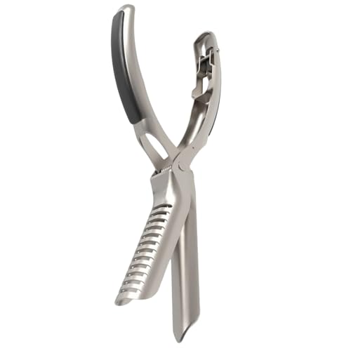 Stahlrippen-Membranentferner-Werkzeug mit gebogener Klemme und rutschfestem Griff für Grillrippenvorbereitung, Grills, Liebhaber, Rippenvorbereitungswerkzeug Stahlrippen-Membranentferner-Werkzeug mit gebogener Klemme und rutschfestem Griff für Grillrippenvorbereitung, Grills, Liebhaber, Rippenvorbereitungswerkzeug von Hangsu