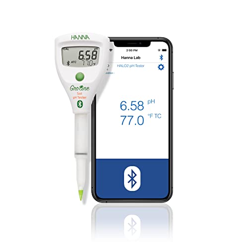 Hanna Instruments HI9810302 HALO2 GroLine Wireless pH-Tester für Boden von Hanna Instruments