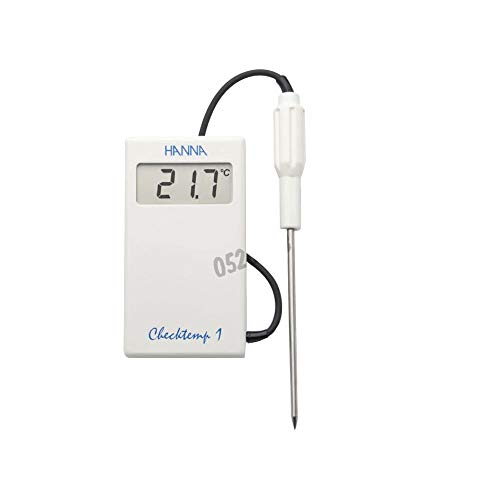 Hanna Instruments HI98509N 1 Checktemp Taschen-Thermometer mit Sonde, 1 m Kabel von Hanna Instruments