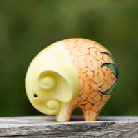 Ananas-Elefant-Figur, Keramik-Ananas-Kunsthandwerk Für Die Inneneinrichtung, Perfektes Geschenk von HannahLoveCeramics