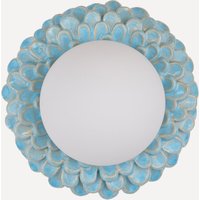 Blütenblatt-Wandleuchte - Green Ombre, Handgemachte Keramiklampe, Wandhängeleuchte von HannahSimpsonStudio