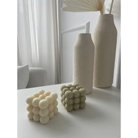Bubble Cube Bunte Kerzen Handmade Home Decor von HannahSoyCandles