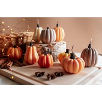 Kürbisse Kerzen Halloween Herbst von HannahSoyCandles