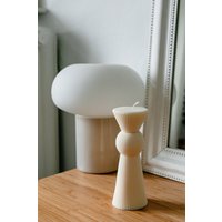 Mittelgroße Gerippte Pillar Interior Skulpturale Kerzen Handmade Home Decor von HannahSoyCandles
