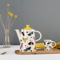 Handgefertigte Keramik Mottenmuster Teekanne, in Großbritannien Von Hannah Turner Entworfen. Das Perfekte Geschenk Für Jeden Naturliebhaber von HannahTurnerShop