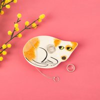 Handgefertigte Keramikschale in Braun Und Weiß Für Hunde, Entworfen Großbritannien Von Hannah Turner, Das Perfekte Geschenk Den Hundeliebhaber von HannahTurnerShop