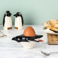 Pinguin-Eierbecher, Perfektes Geschenk Für Kinder, Handgemachtes Keramik-Pinguingeschenk, Retro - Pinguin, Schiebepinguin, Entworfen in von HannahTurnerShop