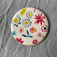 Magnet Blumen, Kühlschrankmagnet, Blümchen, Geschenkidee von HannahsFirlefanz