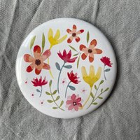 Magnet Blumenmuster, Kühlschrankmagnet, Geschenkidee von HannahsFirlefanz