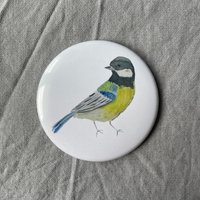 Magnet Kohlmeise, Gartenvogel, Kühlschrankmagnet, Geschenkidee von HannahsFirlefanz