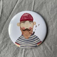 Magnet Seemann, Kühlschrankmagnet, Geschenkidee von HannahsFirlefanz