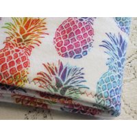Extragroße Empfangdecke - Regenbogen Ananas Regenbögen Tropisch Bunte Decke Baby Geschenk Hannahs Homecreate2 von HannahsHomestead2