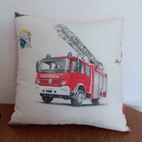Kuschelkissen Feuerwehr von HanneKreativ