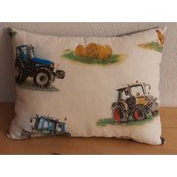 Kuschelkissen Traktor von HanneKreativ