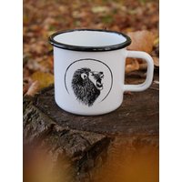 Emaillebecher Löwe von HannibelleArts
