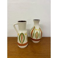 1/2 Fat Lava Bay Vase 267 20 Oder 615 Aus Keramik Made in West Germany 60Er 70Er Mid Century Vintage von HannoverVintagestore