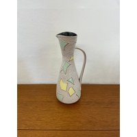50Er Jahre Vase Aus Keramik 820-27 Von Carsten Tönnieshof in Pastellfarben Made West Germany Mid Century Vintage von HannoverVintagestore