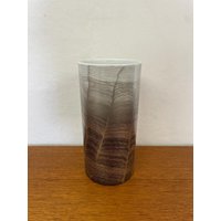 Alain Le Foll Rosenthal Vase Mit Silber Mid Century 80Er Vintage von HannoverVintagestore