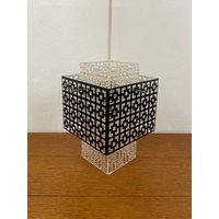 Deckenlampe/Hängelampe Aus Kunststoff Und Metall in Schwarz 60Er Mid Century Vintage von HannoverVintagestore