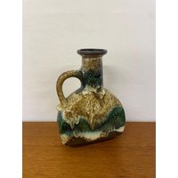 Dümler & Breiden Fat Lava Vase 603 25 Aus Keramik in Braun Und Grün 70Er Mid Century Vintage von HannoverVintagestore