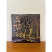 Große Wandkeramik/Wandfliese Aus Keramik 60Er 70Er Mid Century Vintage Große Wandkeramik/Wandfliese Aus Keramik 60Er 70Er Mid Century Vintage von HannoverVintagestore