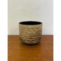Mid Century Dümler & Breiden Blumentopf/Übertopf 715 13 Aus Keramik in Braun 70Er Vintage von HannoverVintagestore