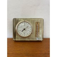 Mid Century Forster Wetterstation Thermometer Und Barometer in Perlmutt Optik 50Er 60Er Vintage Mid Century Forster Wetterstation Thermometer Und Barometer in Perlmutt Optik 50Er 60Er Vintage von HannoverVintagestore