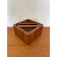 Nissen Teakholz Nussknacker Und Schale Von Flemming Digsmed Made in Denmark 60Er 70Er Mid Century Vintage von HannoverVintagestore