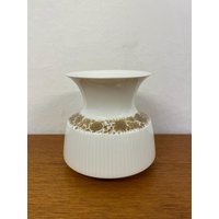 Rosenthal „Modulation" Vase Von Tapio Wirkkala Aus Porzellan Verziert in Gold 70Er Mid Century Vintage von HannoverVintagestore