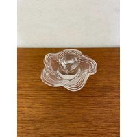 Rosenthal Blumen Kerzenhalter/Kerzenständer Von Johan Van Loon Aus Glas 80Er Vintage von HannoverVintagestore