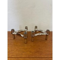 Set 2 Bmf Stoff Nagel Kerzenständer/Kerzenhalter Zum Stecken Chrom Silber Made in West Germany 60Er 70Er Mid Century Vintage Set 2 Bmf Stoff Nagel Kerzenständer/Kerzenhalter Zum Stecken Chrom Silber Made in West Germany 60Er 70Er Mid Century Vintage von HannoverVintagestore