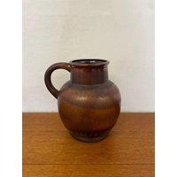Van Daalen Vase 4729 20 Aus Keramik in Braun 60Er 70Er Mid Century Vintage von HannoverVintagestore