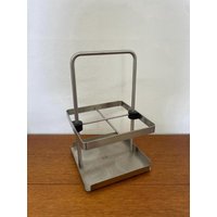 Zack Flaschenträger/Halter Für 4 Flaschen Aus Metall Vintage von HannoverVintagestore