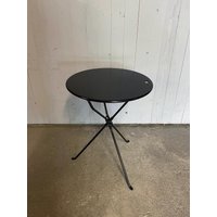 Zanotta Cumano Klapptisch/Tisch Von Achille Castiglioni Aus Metall in Schwarz Vintage Zanotta Cumano Klapptisch/Tisch Von Achille Castiglioni Aus Metall in Schwarz Vintage von HannoverVintagestore