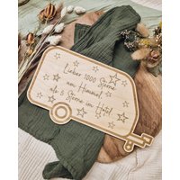 Perfekte Camping-Deko Holzschild Mit Inspirierendem Spruch - Wohnwagen von Hanobunt