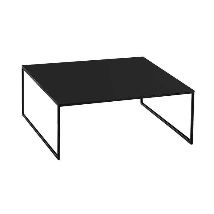 Hans Hansen Less H 15/2 Couchtisch Design-Wohnzimmertisch schwarz Beistelltisch von Hans Hansen
