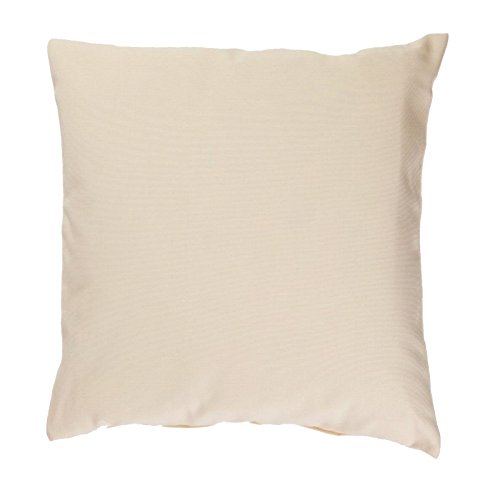 Hans-Textil-Shop Kissenbezug 30x30 cm Uni Beige Baumwolle Dekokissen Kissenhülle Couchkissen Sofakissen Deko Reißverschluss von Hans-Textil-Shop