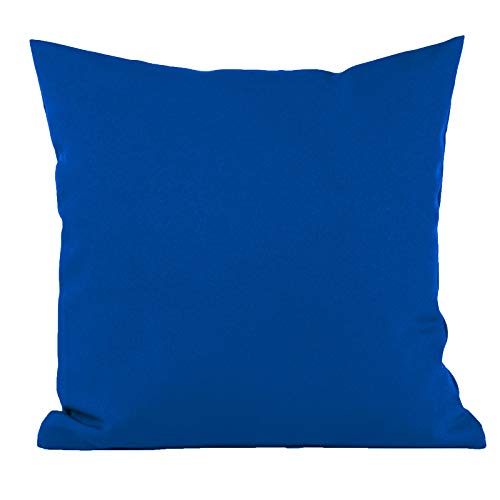 Hans-Textil-Shop Kissenbezug 30x30 cm Blau Polyester von Hans-Textil-Shop