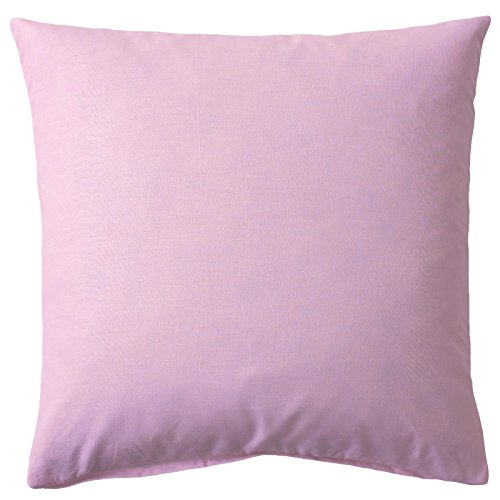 Hans-Textil-Shop Kissenbezug 40x40 cm Uni Rosa Baumwolle Dekokissen Kissenhülle Couchkissen Sofakissen Deko Reißverschluss von Hans-Textil-Shop