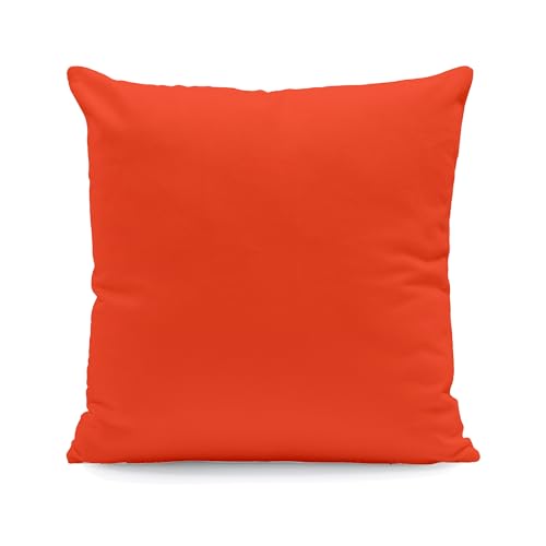 Kissenbezug 60x60 cm Uni Orange Baumwolle Dekokissen Kissenhülle Couchkissen Sofakissen Deko Reißverschluss Kissenbezug 60x60 cm Uni Orange Baumwolle Dekokissen Kissenhülle Couchkissen Sofakissen Deko Reißverschluss von Hans-Textil-Shop