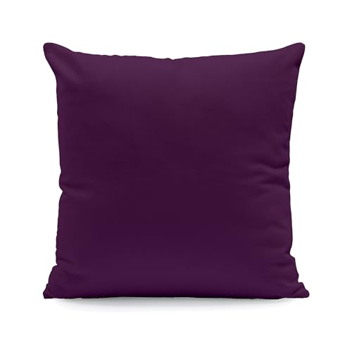 Kissenbezug 80x80 cm Uni Lila Dunkel Baumwolle Dekokissen Kissenhülle Couchkissen Sofakissen Deko Reißverschluss Kissenbezug 80x80 cm Uni Lila Dunkel Baumwolle Dekokissen Kissenhülle Couchkissen Sofakissen Deko Reißverschluss von Hans-Textil-Shop