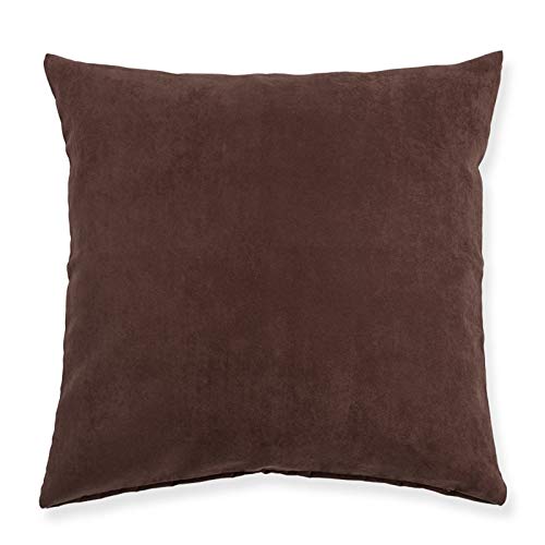 Hans-Textil-Shop Kissenbezug Kunstleder - Kissenhülle, Kissen, Dekokissen, Sofakissen, Kopfkissen, Zierkissen, Couchkissen, Kopfkissenbezug (Braun, 50 x 50 cm) von Hans-Textil-Shop