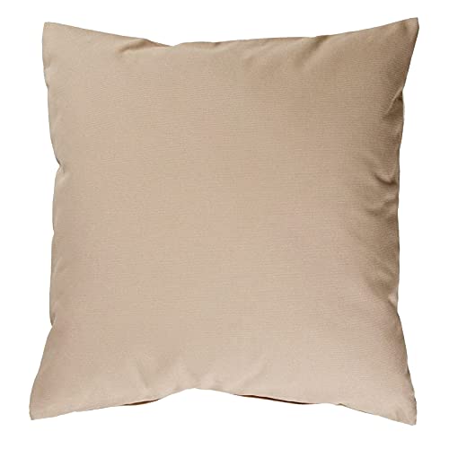 Hans-Textil-Shop Kissenbezug Uni 100% Leinen - Deko, Sofa, Kissen, Kopfkissen, Kissenhülle (Beige, 40x40 cm) von Hans-Textil-Shop