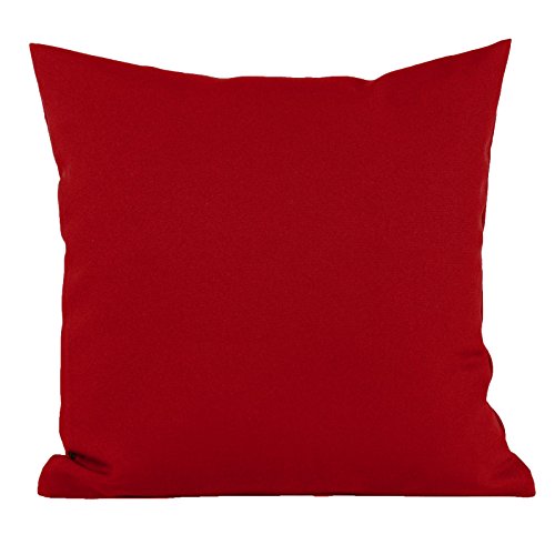 Hans-Textil-Shop Kissenbezug 40x40 cm Bordeaux Rot Polyester Hans-Textil-Shop Kissenbezug 40x40 cm Bordeaux Rot Polyester von Hans-Textil-Shop