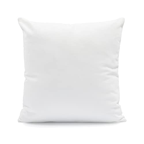 Kissenbezug 50x80 cm Uni Weiß Baumwolle Dekokissen Kissenhülle Couchkissen Sofakissen Deko Reißverschluss von Hans-Textil-Shop