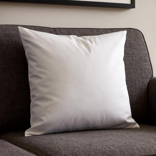 Kissenbezug Weiß Mako Satin – 100% Baumwolle, Reißverschluss, Kissenhülle, Kopfkissen, Dekokissen, Sofakissen, Couchkissen (40 x 40 cm, 1 Stück) Kissenbezug Weiß Mako Satin – 100% Baumwolle, Reißverschluss, Kissenhülle, Kopfkissen, Dekokissen, Sofakissen, Couchkissen (40 x 40 cm, 1 Stück) von Hans-Textil-Shop