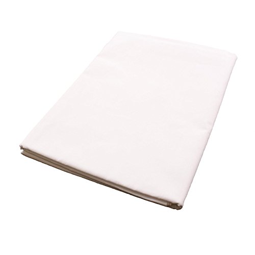 Massagelaken 100x200 cm Weiß 100% Baumwolle (Kochfest, Trocknergeeignet, Pflegeleicht, Schadstoffgeprüfter Stoff) von Hans-Textil-Shop