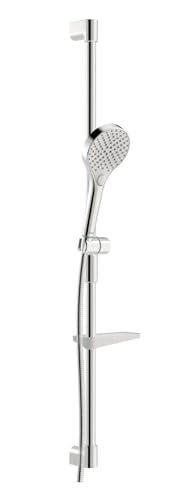 HANSA HANSAVIVA Wandstangengarnitur, Eco, 971mm, mit 3-strahliger Handbrause, inkl. Brauseschlauch, Seifenschale, chrom, 441503300009 HANSA HANSAVIVA Wandstangengarnitur, Eco, 971mm, mit 3-strahliger Handbrause, inkl. Brauseschlauch, Seifenschale, chrom, 441503300009 von Hansa