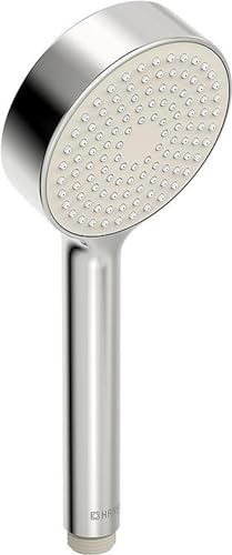 Hansa Brause / Handbrause Basicjet 1-strahlig | Schlauchanschluss G ½, Durchmesser Kopf: Ø 95 mm, Durchflussmenge: 14 l/min, empfohlene Mindestdurchflussmenge: 5 l/min | Kunststoff, 1 Stück von Hansa